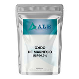 Óxido De Magnesio Grado Usp 99.9% Apto Consumo 250 Gr Alb