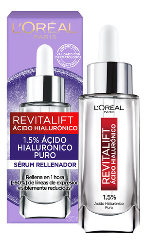 L'oréal Revitalift Ácido Hialurónico 30ml Sérum Rostro 2 Pza