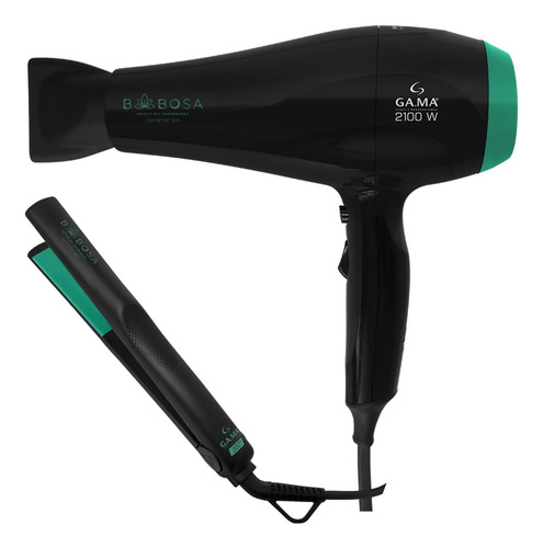 Kit Gama Babosa Ceramic Ion - Secador 2100w + Prancha 220°c