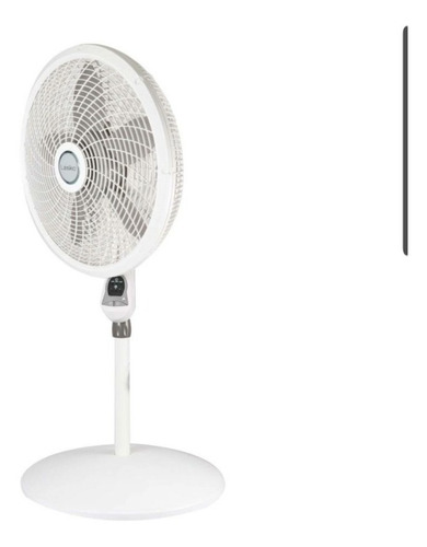 Ventilador Lasko De Pedestal 18 Pulgadas Con Control Remoto Cantidad De Aspas 5 Color De La Estructura Light Grey Color De Las Aspas Blanco Diámetro 18   Frecuencia 60 Material De Las Aspas Plástico