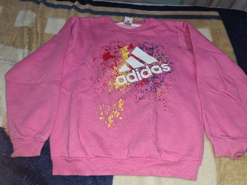 Buzo De adidas Color Rosa Talle 12 Para Nenas