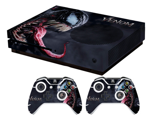 Skin Venomm Para Xbox One S Set Stickers 