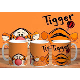 Taza - Tazón De Ceramica Sublimada Winnie Pooh: Tigger