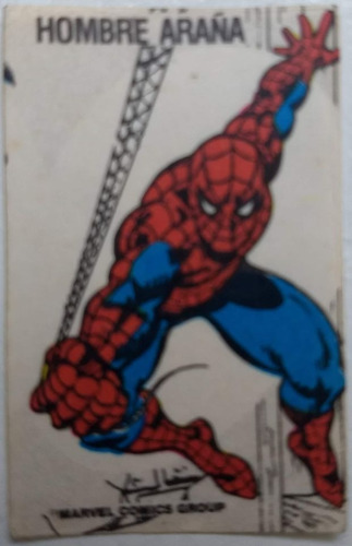 Sticker Retro Spider-man Hombre Araña + Sobre Vacio 80's