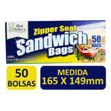 Bolsas Ziploc Sándwich Comidas Frutas Snacks Bolsa Hermética