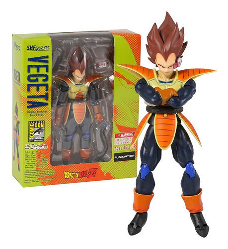 Figura De Acción Shf Dragon Ball Vegeta, Modelo Super Saiyan