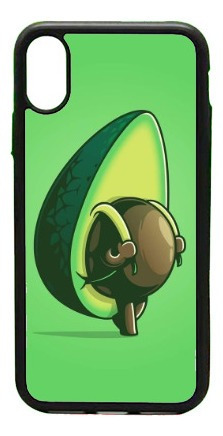 Funda Protector Para iPhone Aguacate Mochila