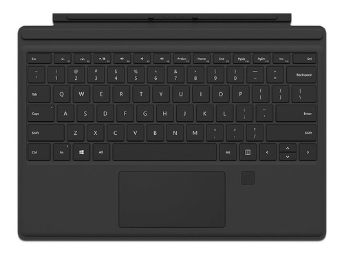 Surface Pro Type Cover Con Huella Digital (negro)