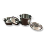 Set De Ollas Y Utensillos De Cocina De Juguete Metalicos