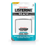 Listerine Dental Floss, Cool Mint 55 Yds (paquete De 4)