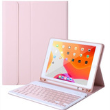 Funda Con Teclado Para  iPad 7 (10,2 Polos)