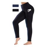 2pzs Leggins Deportivos Dama De Licra Con Bolsa Celular Gym