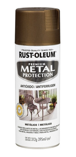 Aerosol Rust Oleum Metal Protection Metalizado Colores 312gr - Imagen Pinturerias -