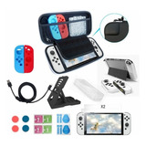 Set Estuche Protector Para Nintendo Switch Oled Pack 20pcs