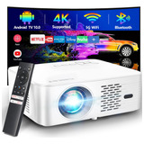 Proyector 4k Compatible Con Android Tv 10.0 5g Wifi Bluetoot