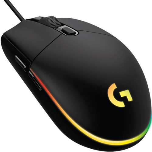 Mouse Gamer Logitech G203 Lightsync Negro 8000 Dpi Rgb