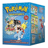 Pokémon Adventures Red & Blue Box Set: Volumes 1-7 De Hidenori Kusaka Pela Viz Media - Children's (2012)