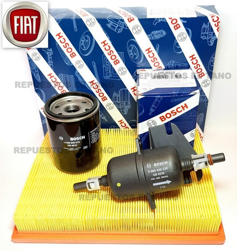 Kit De Filtros Fiat Fiorino 1.4 8v. Fire Nafta Aceite Aire  Foto 3