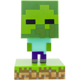 Lampara De Noche Icono De Zoombie Minecraft  Luz Decorativa