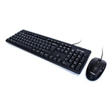 Kit Teclado Y Mouse Alambrico Usb Pc Vorago Español