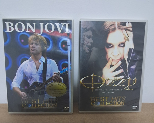 Dvds Kit Com 2 Dvds - Bon Jovi + Ozzy Best Hits Collection 