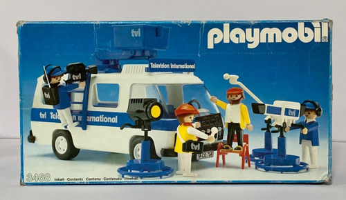 Playmobil 3468 Camioneta De Televisión De 1984 Usada Rtrmx