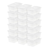 Caja Cajon Organizador Plastico Resistente Transparente Iri7