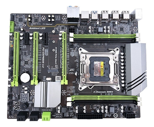 Placa Base X79t Lga 2011 Cpu Usb3.0 4 Ddr3 Motherboard Deskt