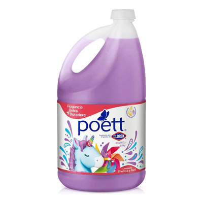 Limpiador Multiusos Aromatizante Poett Espiritu Play 4 L | MercadoLibre