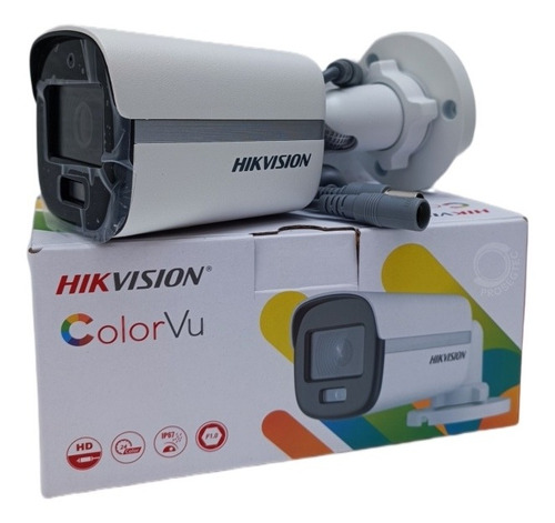 Cámara De Seguridad Bala Color Vu 5mpx//3k+audio Hikvision