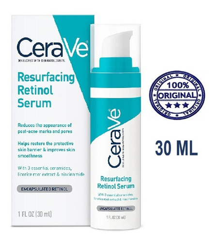 Serum Retinol Para Marcas De Acné | Cerave Resurfacing 30 Ml