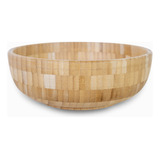 Bowl Para Servir En Bambu 20cm Ambiente Gourmet