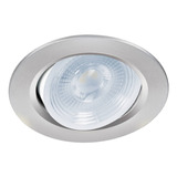 Luminario Empotrable Led Redondo 5w 400lm Volteck 46946 Color Gris