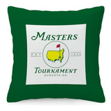 Funda De Cojín Masters Golf Decorativa Doble Cara 18x18 