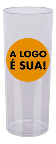 150 Copo Long Drink Personalizado Com Sua Marca, Ideia, Logo