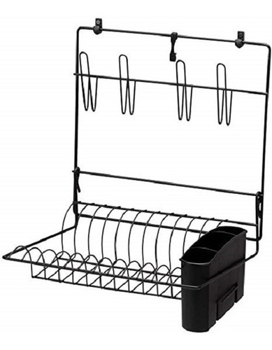 Escorredor Pratos E Copos Parede Dobrável Arthi 2501 Preto