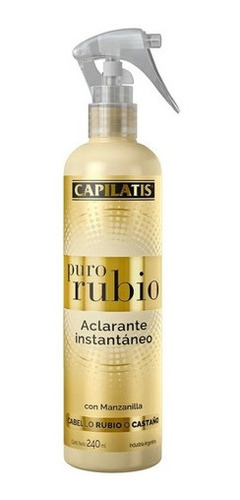 Spray Capilatis Puro Rubio Aclarante Instantaneo 250ml