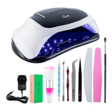 Cabina Uñas Lampara Uv Led Profesional Gadnic 96w Manicura