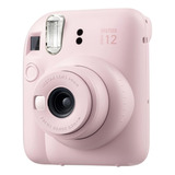 Cámara Instantánea Fujifilm Instax Mini 12 De 1 Año En Rosa Pastel