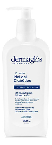 Dermaglós Corporal Emulsión Piel Del Diabético 300ml Hidrata