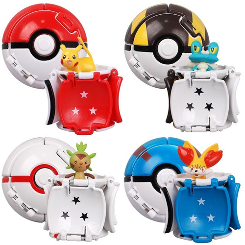 Pokeball Pop Set 4pz 