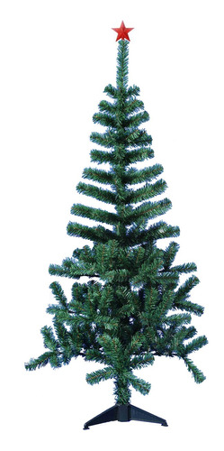 Árvore Natal Verde Pinheiro 1,50cm 220 Galhos Com Ponteira
