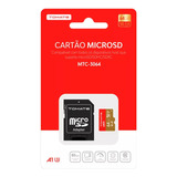 Cartão Memória Tomate Micro Sd Classe 64gb 10 67mb/s Ultra