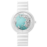 Reloj Automático Para Mujer - Serie U Blue Planet Ice Age Cr