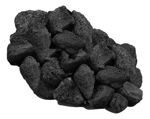 Pedra Vulcânica Cinza Para Lareira Churrasqueira Pacote 5kg
