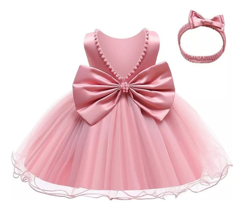 Vestido De Princesa Para Bebé, Bautismo, Fiesta, Cumpleaños