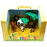 Set X 3 Animales De Granja Arbol Caja Manymals Mundo Cla 4