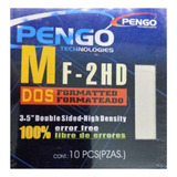 Disquete Pengo 2hd 3.5 Cx. Com 10 Unidades