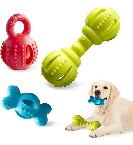 Juego De 3 Juguetes Masticables Para Perros Pequeños Y Media