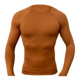 Camisa Térmica Segunda Pele Masculina Com Proteção Fpu50+